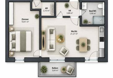 Vorschaubild Wohnung