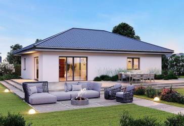 Exklusiver Bungalow-Wohntraum in Radeburg: Modernes KfW-Effizienzhaus mit 104 m² Wohnfläche und weitläufigem Gartengrundstück