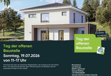 Tag der offenen Baustelle - Besichtige ein neues Massahaus!