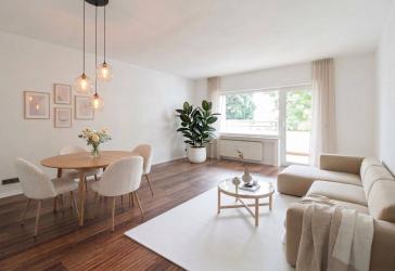 gepflegte 3 Zimmer Wohnung mit Balkon und Garage