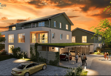 Wohnen am Hangenbach / 3-Zimmer-Wohnung / Neubau