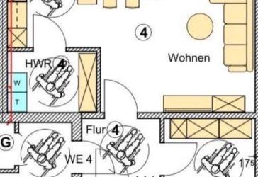 Neubau Wohnung/ Wohnung/ schöne helle Obergeschoss Wohnung/ EH 40
