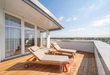 SYLT | Penthouse-Wohnung in Top-Lage mit Panorama-Terrasse, Stellplatz, Aufzug + Erweiterungsoption!