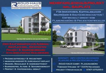 + EXKLUSIVES MEHRFAMILIENHAUS-PROJEKT MIT BAUGENEHMIGUNG! +