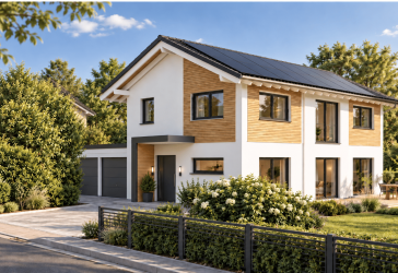 Eckgrundstück mit Regnauer Neubau in Waldperlach