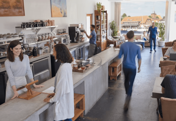 Hospitalquartier: Neubaugewerbefläche samt Lager für Café/Bistro