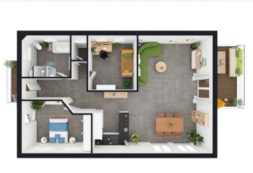 Wohnen mit Charakter – helle 3-Zimmer-Dachgeschosswohnung mit sichtbarem Dachstuhl in Pfaffenhofen