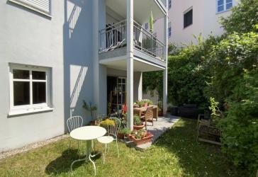 SOLIDE KAPITALANLAGE: Stadtwohnung mit Garten.