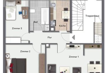 Großes Potenzial! Vermietete 3,5-Zi.-Wohnung in der Fürther Innenstadt - Provisionsfrei