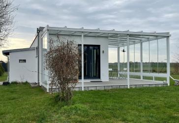 Neues Design-Haus nahe Ostsee mit Weitblick provisionsfrei als Wohnhaus/privates Ferienhaus + Garten
