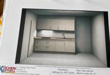 Helle 4-Zi. Wohnung in Hildesheim mit hochwertiger Küche & Möbel zu vergeben