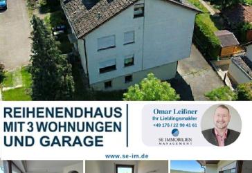 *Gepflegtes, teilvermietetes Reihenendhaus mit 3 Wohnungen zu verkaufen!*