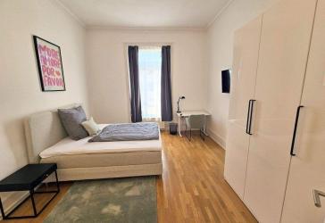 Ab 01.09.2026 - modern möbliertes Zimmer in 4er WG - top Lage Ostend - fußläufig zur EZB