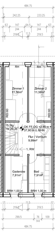 Energieeffizientes 5 Zimmer Reihenmittelhaus mit Stellplatz und Garten in Düsseldorf-Angermund – Düsseldorf – Vorschaubild 6