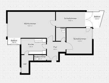 Rohdiamant in bester Charlottenburger Lage – 3-Zimmer-Whg. mit Tiefgaragenstellplatz – 10627 Berlin / Charlottenburg – Vorschaubild 25