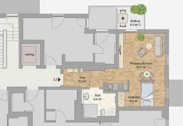 ERSTBEZUG - 1,5-ZIMMER WOHNUNG – Dresden – Vorschaubild 3