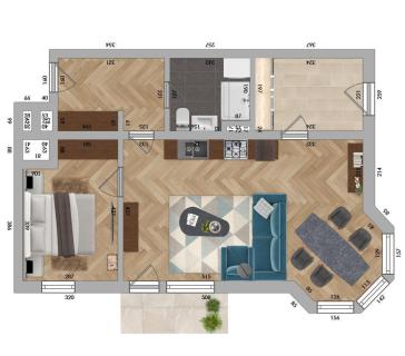 2,5-Zimmer-Wohnung mit Balkon in angesagter Münchner Citylage – 81369 München – Vorschaubild 7