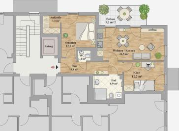 ERSTBEZUG - 3,0-ZIMMER WOHNUNG – Dresden – Vorschaubild 3