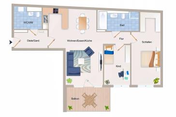 Bestlage! 3-Zimmer mit Balkon und Tiefgaragenstellplatz in Berlin Mitte – Berlin – Vorschaubild 17