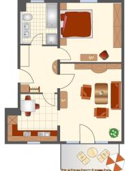 BEZUGSFREIE 2-RAUM WOHNUNG MIT BALKON – Leipzig / Kleinzschocher – Vorschaubild 2