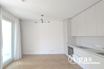 Moderne 1-Zimmer-Neubauwohnung mit EBK in begehrter Lage in Schöneberg – Bild 1 von 11