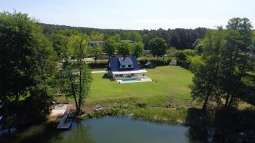 Einfamilienhaus mit großem, exklusiven Wassergrundstück, private Badestelle, Pool, hochwertige Ausstattung, sehr viele Extras, direkt am Motzener See – Mittenwalde, Motzen – Vorschaubild 2