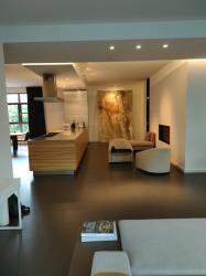 Ein Unikat in Berlin-in der Bauart und in seiner Innen-Architektur! Hochwertig durchdacht, große 4 Zimmer-Loft-Wohnung am Wasser-Ufer, überdachte große Terrasse zur grünen Innenhofanlage, Carlift-eigener Stellplatz direkt neben der Wohnung, viele Features – 10999 Berlin – Vorschaubild 30