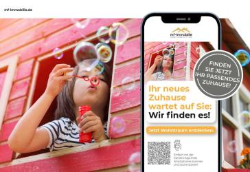 charmante Erdgeschosswohnung 3-Zimmer Balkon, Einbauküche