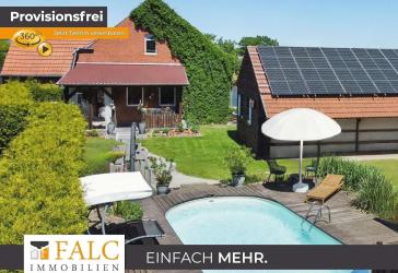 Provisionsfrei. Modernisiertes Einfamilienhaus mit Pool und hochwertiger Ausstattung.