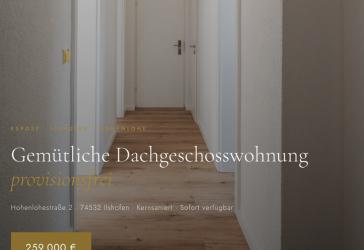 Gemütliche Dachgeschosswohnung - provisionsfrei