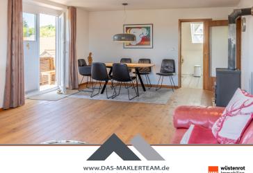 Wohnen mit Charme unter dem Dach – 4-Zimmer-Wohnung mit Westbalkon, Garage und Kaminofenanschluss