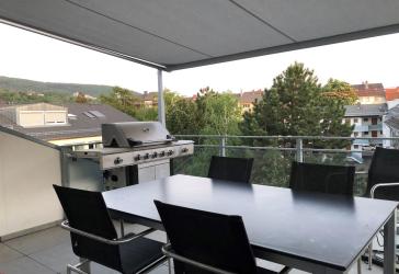 großzügige Penthouse-Wohnung, klimatisiert, barrierefreier Zugang