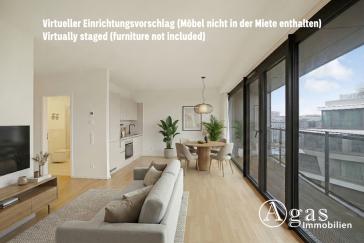 DACHGESCHOSS mit Weitblick! 2 Zimmer Wohnung mit ca. 62 m², EBK und Privat-Gym in Berlin-Mitte! – Bild 1 von 12