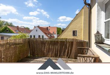 Zauberhafte Maisonette-Wohnung im Herzen von Landsberg mit Westdachterrasse