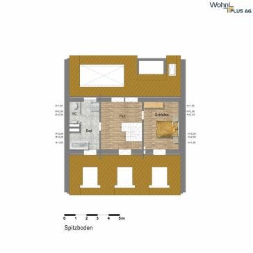 Gut ausgestattete 3 Zimmer-Wohnung mit Dachterrasse & Einbauküche in Düsseldorf Pempelfort – Düsseldorf – Vorschaubild 21