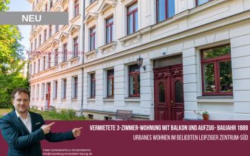Denkmalgeschützte 3-Zimmer-Eigentumswohnung mit Balkon und Aufzug - Provisionsfrei! – Bild 1 von 14