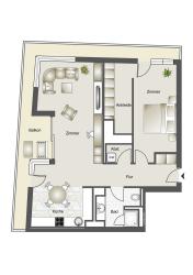 Maritimer Luxus in Perfektion – Stilvolle 2-Zimmer-Residence im FIFTYNINE am Strandkai – Hamburg – Vorschaubild 16