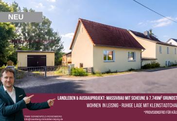 Provisionsfrei für Käufer: 5-Zimmer-Haus auf 7.749 m² Grundstücknahe der Freiberger Mulde!
