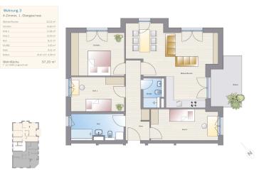 OPTIMAL GESCHNITTENE 4-RAUM WOHNUNG – 1109 Dresden – Vorschaubild 2