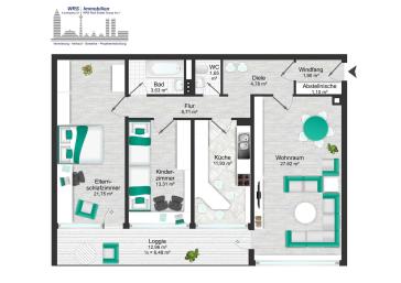 WRS Immobilien - käuferprovisionsfrei - Offenbach - 3 Zimmer ETW in zentraler Lage + am Main – 63065 Offenbach – Vorschaubild 26