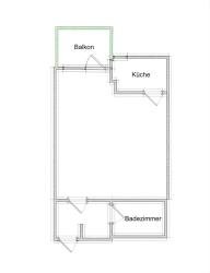 Ruhige freie 1-Zimmer-Wohnung mit Balkon in Wilmersdorf zum Verkauf – Vorschaubild 11