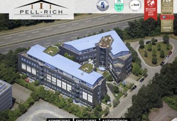 Representative und ca. 668m² große Penthousebürofläche im BC Ettlingen zu vermieten.