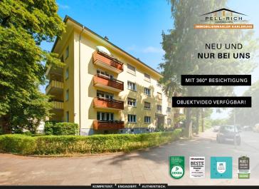 CHARMANT: Vermietete Eigentumswohnung mit 2 Balkonen und Garage in beliebter Lage der Oststadt