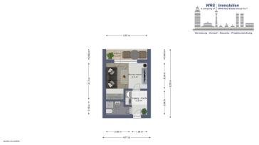 WRS Immobilien - käuferprovisionsfrei - FFM-Seckbach - 1 Zi ETW - Selbstnutzung oder Kapitalanlage – Frankfurt am Main – Vorschaubild 14